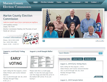 Tablet Screenshot of marionvotes.com